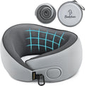 BeeVines Travel Pillow with Carry Case, Memory Foam Neck Pillows for Airplanes, 360° Wrap Around Support for Sleeping, Breathable & Washabl…