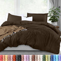 Utopia Bedding Duvet Cover Queen Size - 3 Piece with Zipper Closure - 1 Comforter Cover 90X90 Inches & 2 Pillow Shams 20X26 Inches…