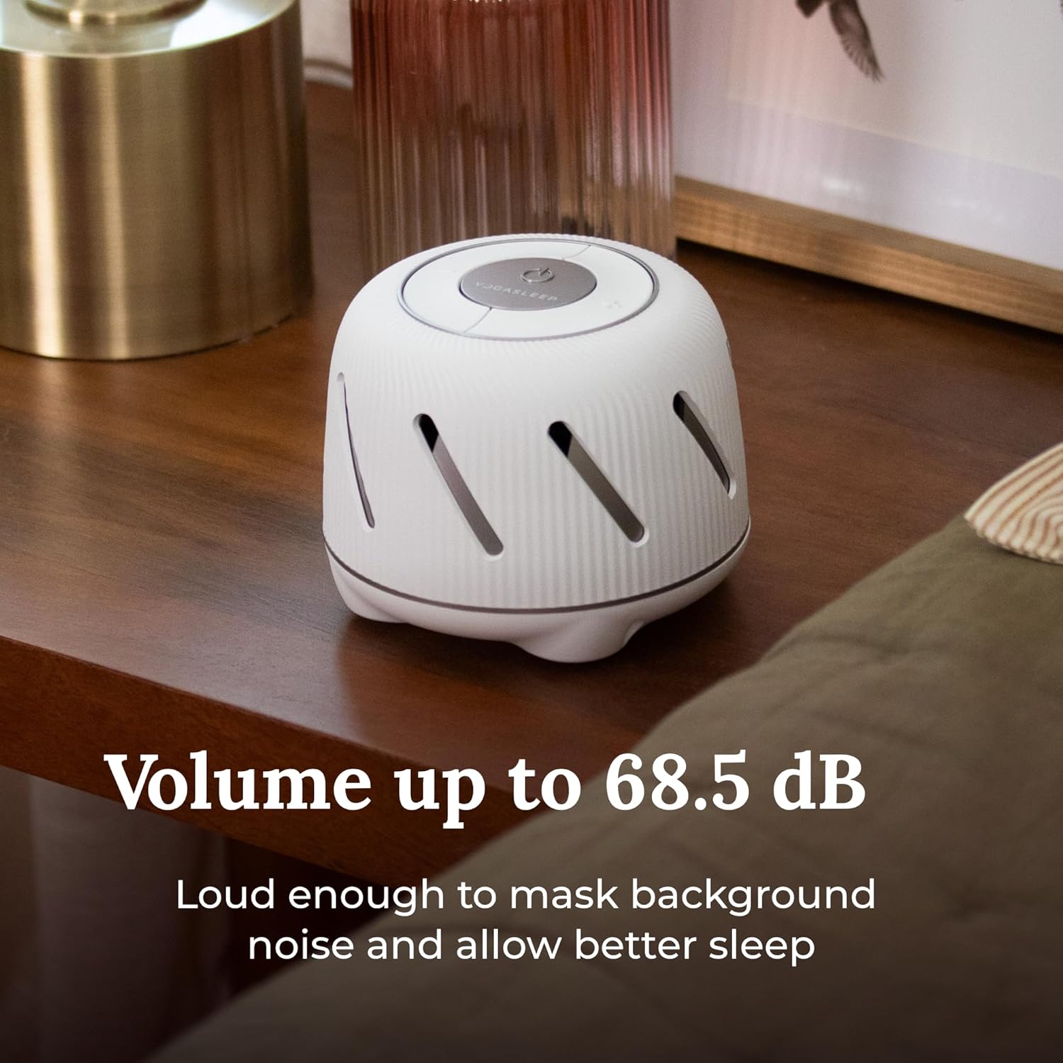 Yogasleep Dohm Connect, White Noise Sound Machine App-Based Controls, Soothing Sounds from a Real Fan, Sleep Timer & Volume Control, Sleep…