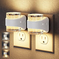 JandCase LED Night Light, Bubble Night Lights Plug into Wall, [2 Pack] Night Light 3000K/4000K/5000K & 3 Brightness Levels, Dimmable…