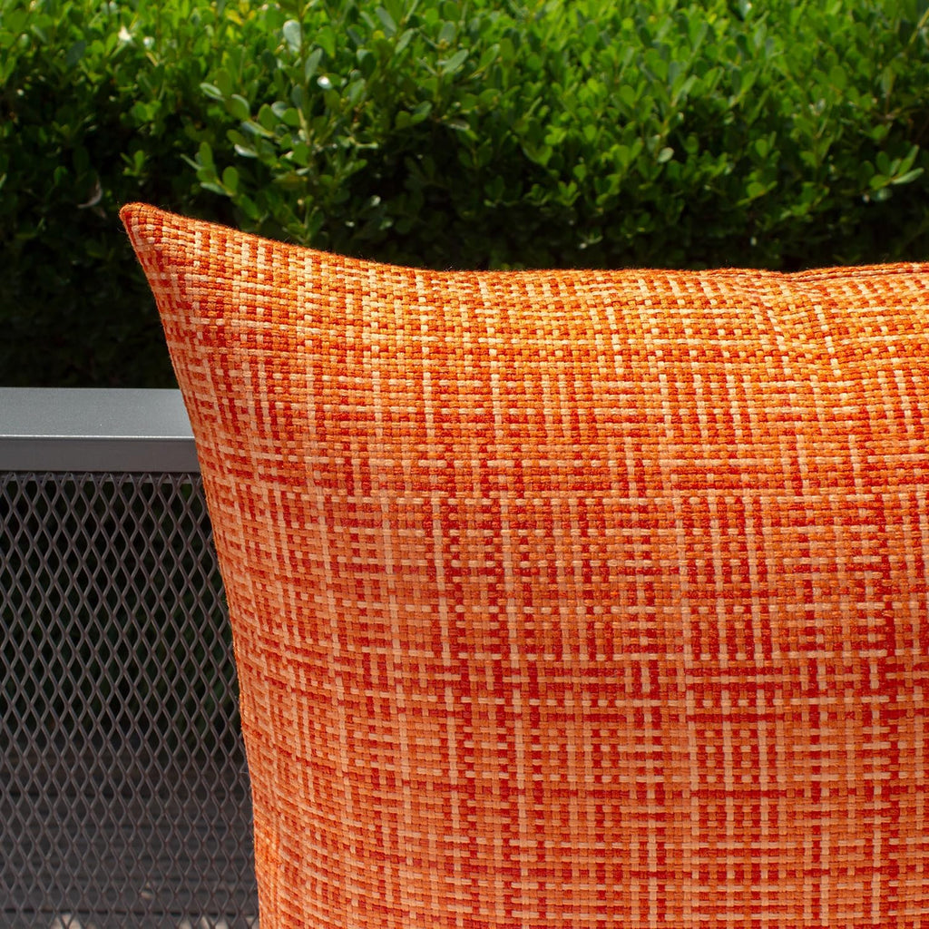 Kevin Textile Pack of 2 Decorative Outdoor Waterproof Fall Pillow Covers Square Garden Cushion Sham Throw Pillowcase Shell for Patio Tent…