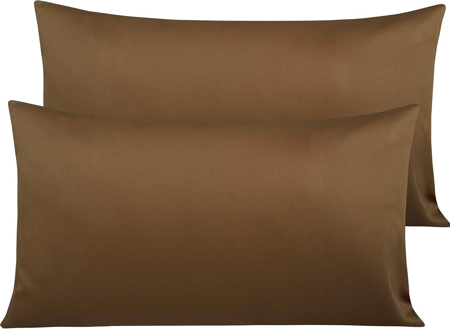 NTBAY Egyptian Cotton King Pillowcases - Set of 2, 500 Thread Count Cotton Pillowcases - Soft and Breathable Envelope Closure Pillow…