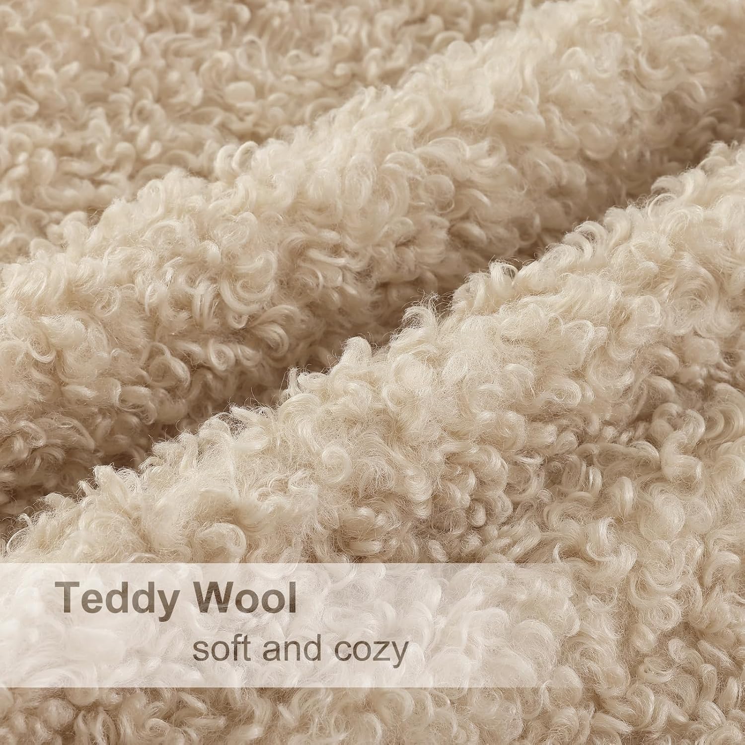 decorUhome Pack of 2 Throw Pillow Covers 20x20 Inch, Faux Fur Decorative Sherpa Pillow Covers Fuzzy Accent Soft Sheepskin Fleece Pillow Cas…