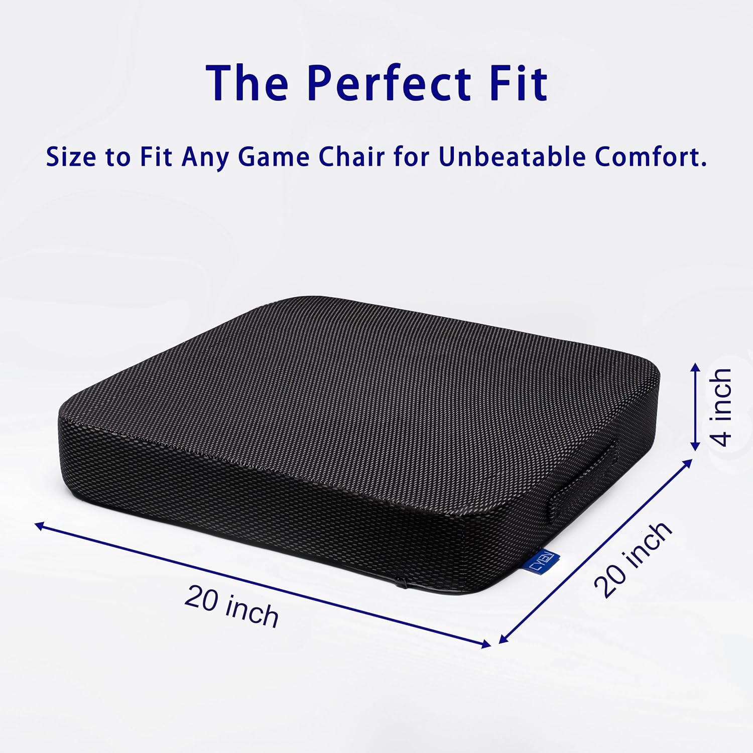 Cylen Ifoam Gel Infused Memory Foam Layer Wheelchair Cushion - Seat Cushion for Wheelchair-Office Chair, Kitchen Chair-Pressure Sore and Ta…