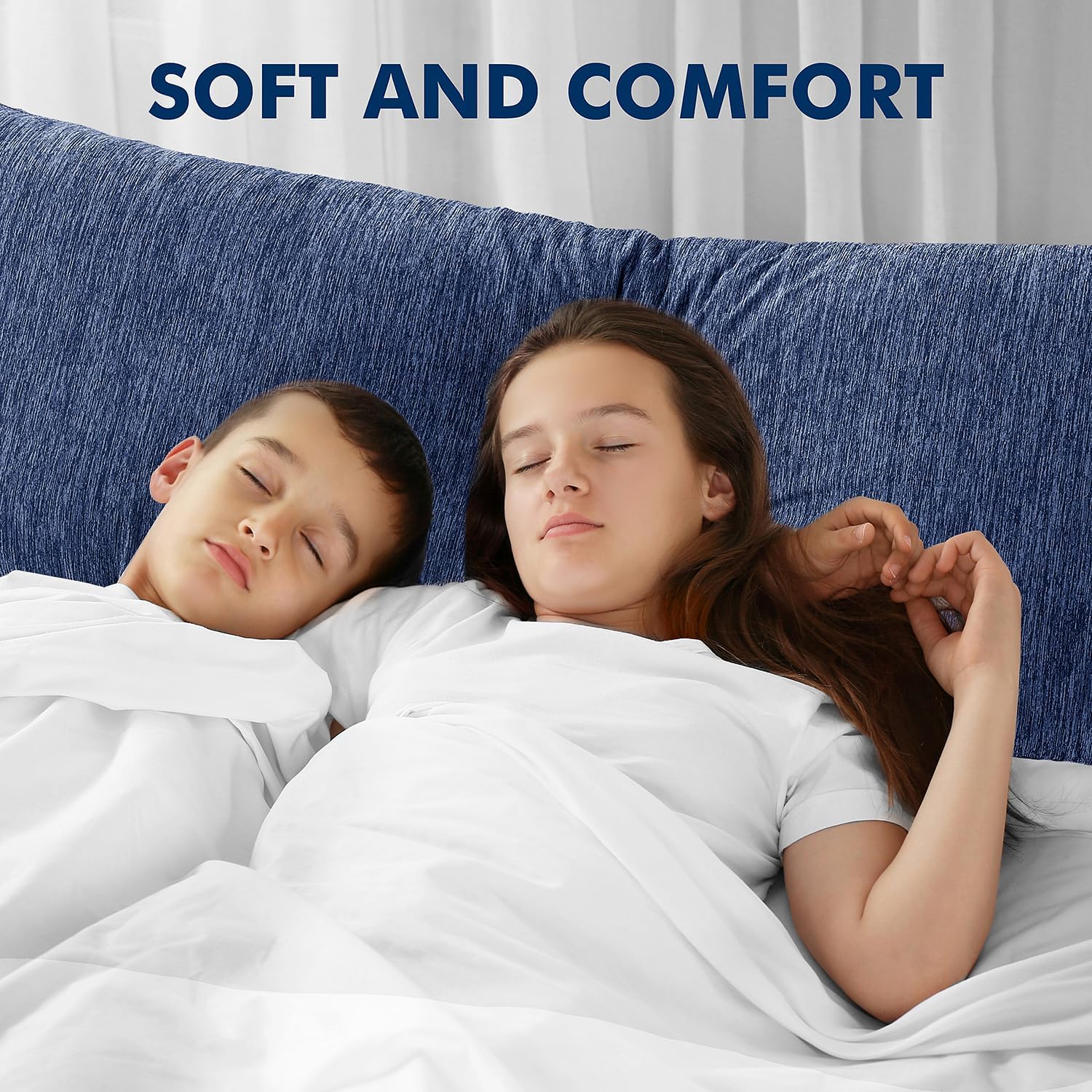 MIULEE Body Pillow for Adults Long Body Pillow for Side Sleeper Memory Foam Cooling Bed Full for Back/Stomach/Side Sleeping 20x54 Inch…