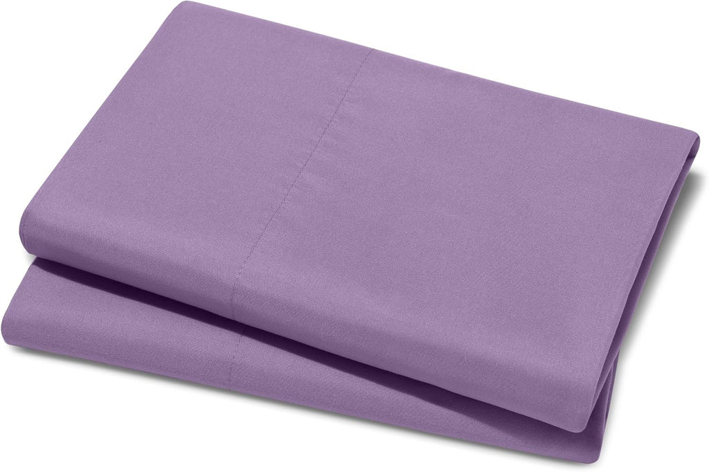BareHome Bare Home Microfiber Pillow Cases - Queen Size Set of 2 - Cooling Pillowcases - Double Brushed - easy maintenance - Envelope…