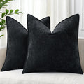 decorUhome Summer Couch Throw Pillow Covers 16x16 Set of 2, Decorative Soft Velvet Modern Cozy Chenille Pillow Cases with Elegant Design fo…