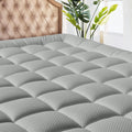 Matbeby King Size Mattress Pad - Cooling Breathable Mattress Topper, Quilted Fitted Mattress Protector, Pillow Top Mattress Cover with 8-21…