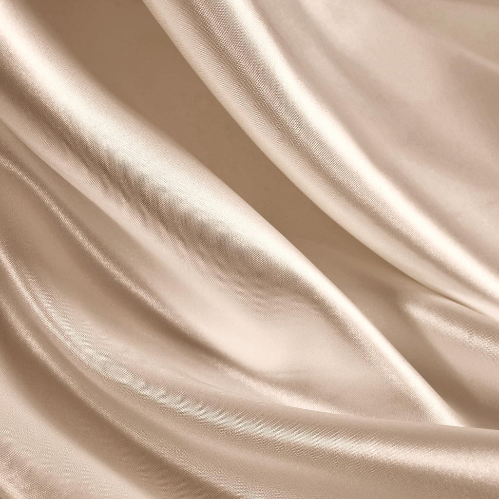 Golal Satin Sheets Twin Size - 3 Pieces Luxury Silky Soft Bed Sheets, Wrinkle-Free Champagne Satin Silk Sheet Set with 1 Deep Pocket Fitted…