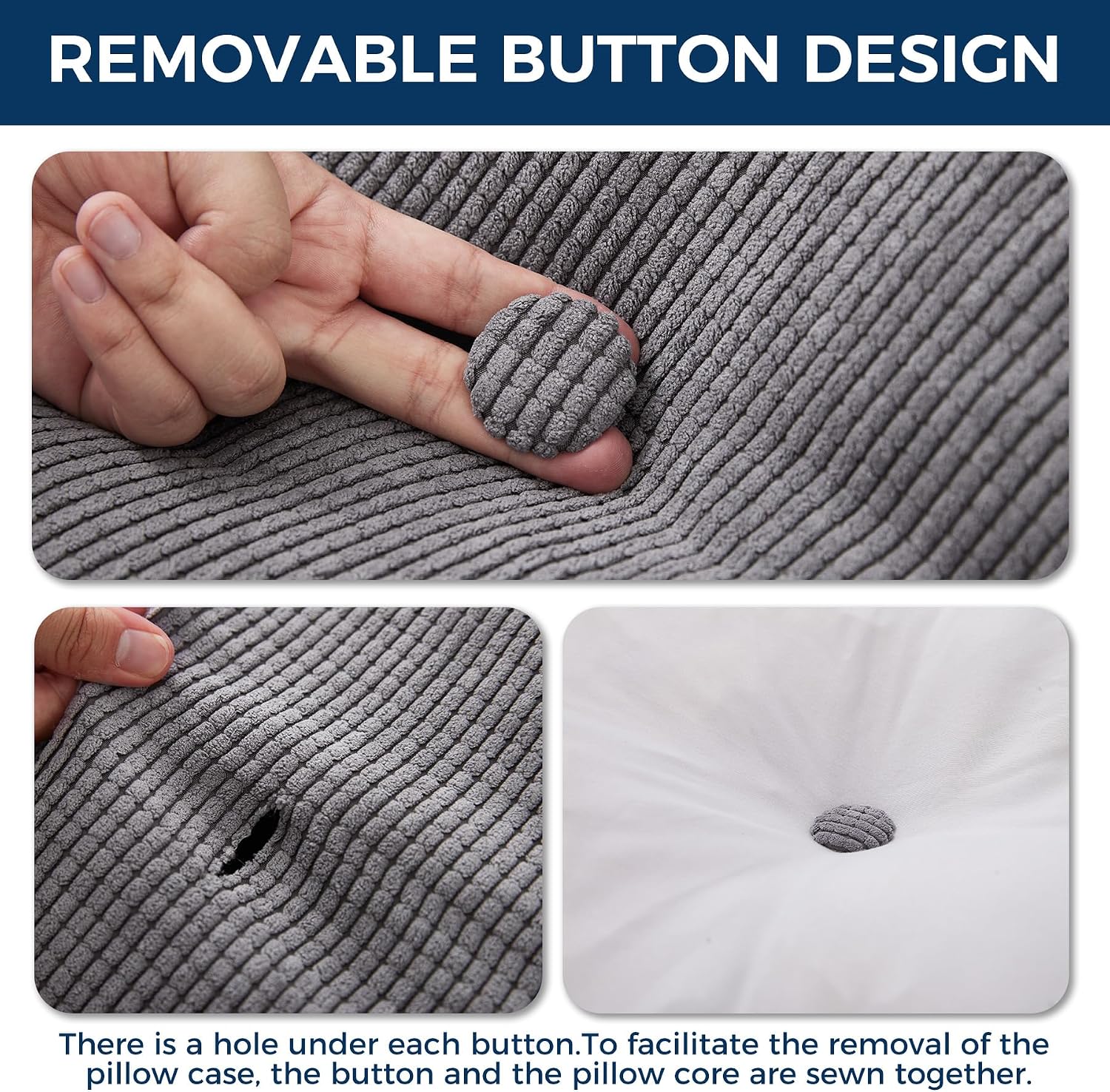 IASEAHK Headboard Pillow King, Triangle Pillows for Headboard, Head Board Backrest Wedge Pillow for Reading Sitting Working, Daybed…