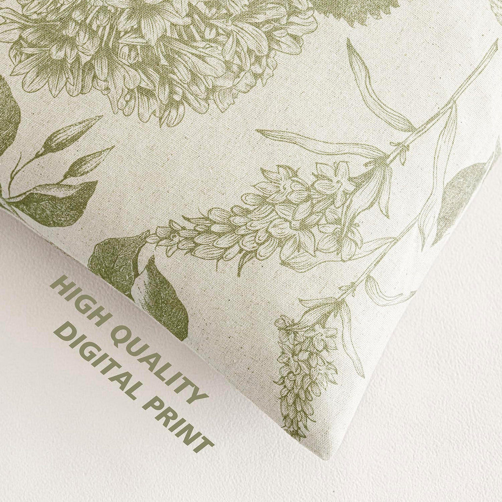 Foindtower Set of 2 Linen Floral Throw Pillow Covers Vintage Accent Print Decorative Cozy Cushion Covers Farmhouse Boho Home Decor for…