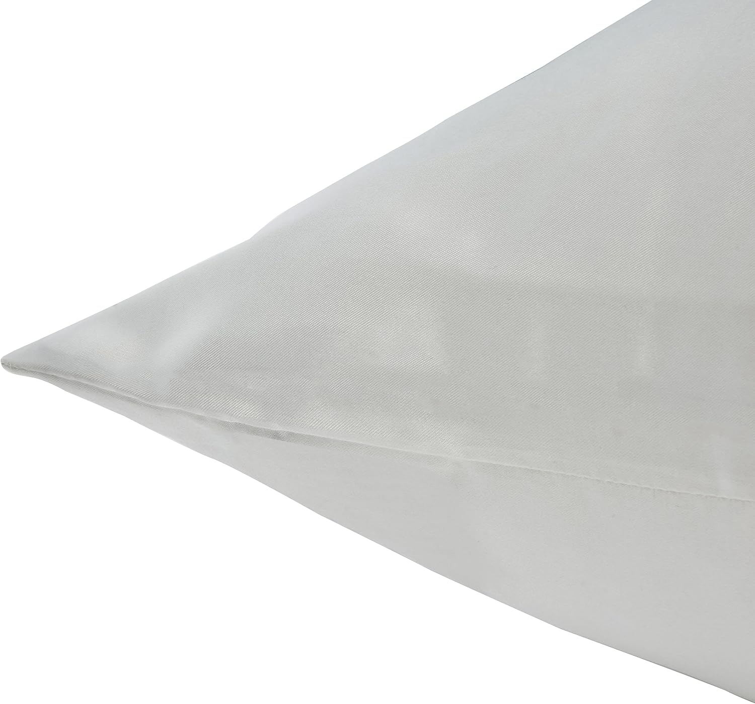 HommxJF White Satin Pillowcases Queen Size Set of 2 for Hair and Skin, White Silk Pillowcase Breathable Pillowcase with Envelope Closure Whi…