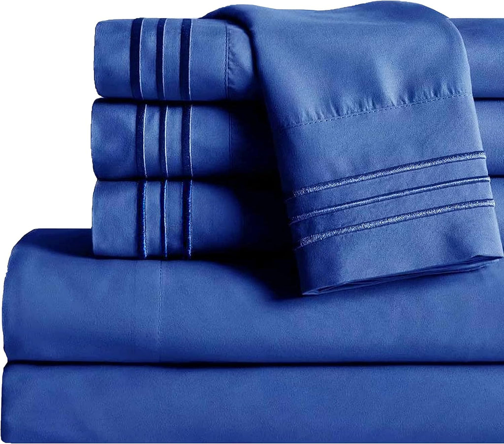 MocassiLuxuryBedding Mocassi Twin XL Sheet Set - Luxury Hotel 1800 Premier Bedding Sheets & Pillowcases - Ultra Soft Breathable & Cooling B…