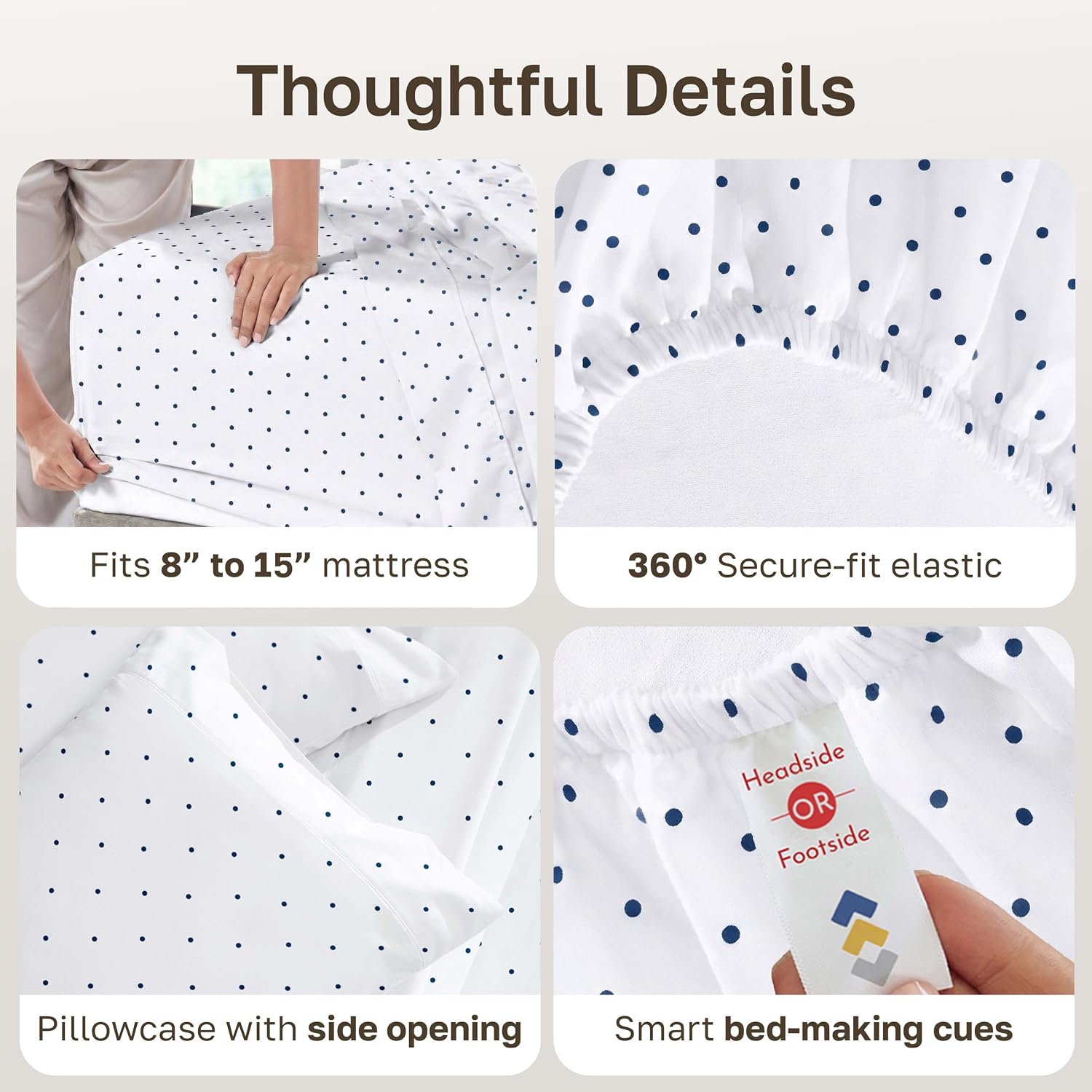 CaliforniaDesignDen California Design Den Soft 100% Cotton Twin XL Sheet Set, 400 Thread Count Good Housekeeping Award Winner, Smooth Satee…