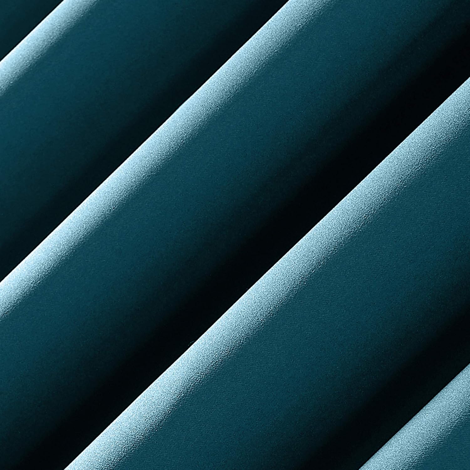 Sun Zero Nordic Theater Grade Extreme 100% Blackout Grommet Curtain Single Panel, 52" x 63", Teal