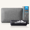Peujew Travel Pillow Memory Foam Pillows, Camping Pillow-Compressible Medium Firm, Breathable Cover, Ideal Backpacking Hiking, Bed Pillows,…