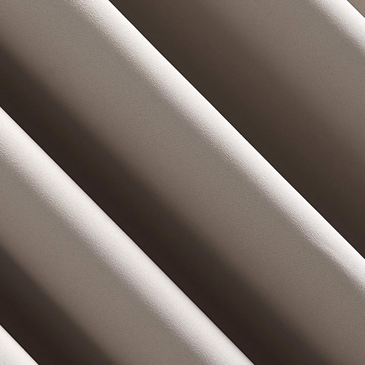 Sun Zero Nordic Theater Grade Extreme 100% Blackout Grommet Curtain Single Panel, 52" x 54", Stone