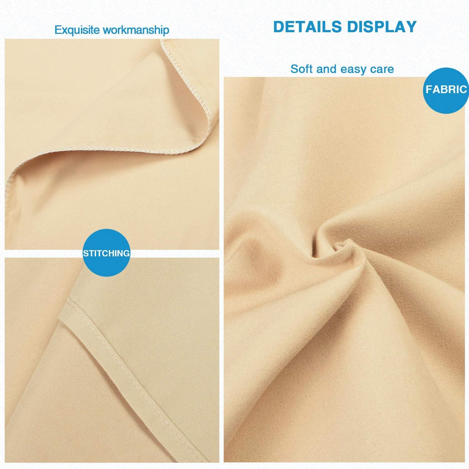 FLXXIE King Pillow Cases Set of 2, Soft Microfiber Pillow Covers with Envelope Closure, Wrinkle, Fade and Stain Resistant Pillowcases…