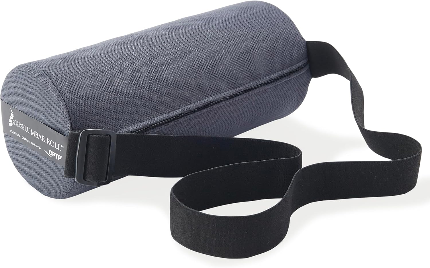 Optp The Original McKenzie Lumbar Roll – USA-Made Low Back Lumbar Support for Office Chair & Car Seat Back Support Cushion. The Preferred L…