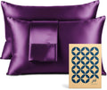 Pure Bedding Satin Pillowcase - Silky Pillow Cases for Hair and Skin - Satin Pillow Covers with Envelope Closure - Extra Soft Premium…