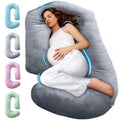 Pillani Pregnancy Pillows for Sleeping – 57-Inch Maternity Pillow for Pregnant Women with Removable Washable Cover – Support for Back, Bell…