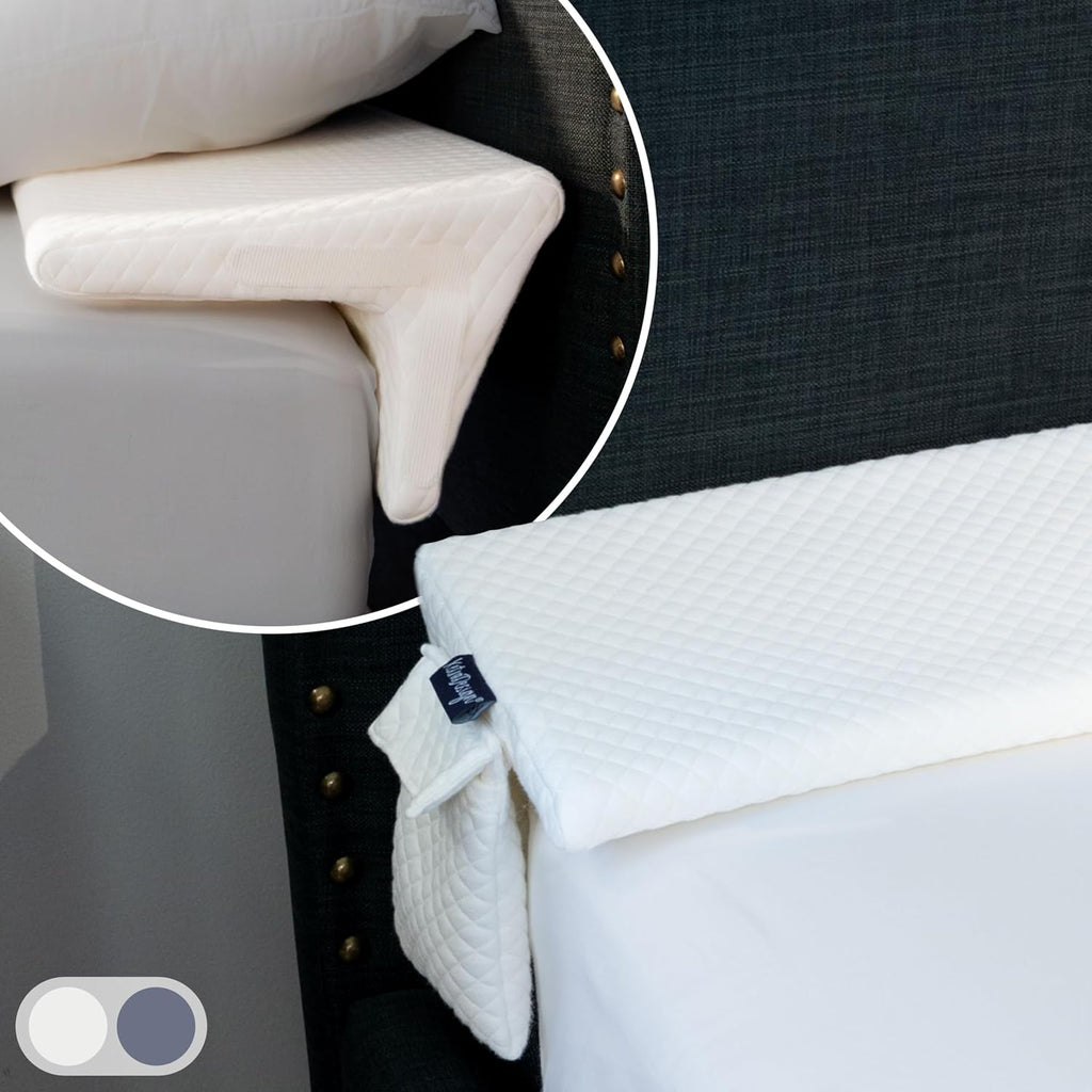 XetraDesign Bed Wedge Pillow for Headboard Gap Up to 7", Triangle Gap Filler for Bed, Mattress Wedge Gap Filler, Headboard Space Filler…