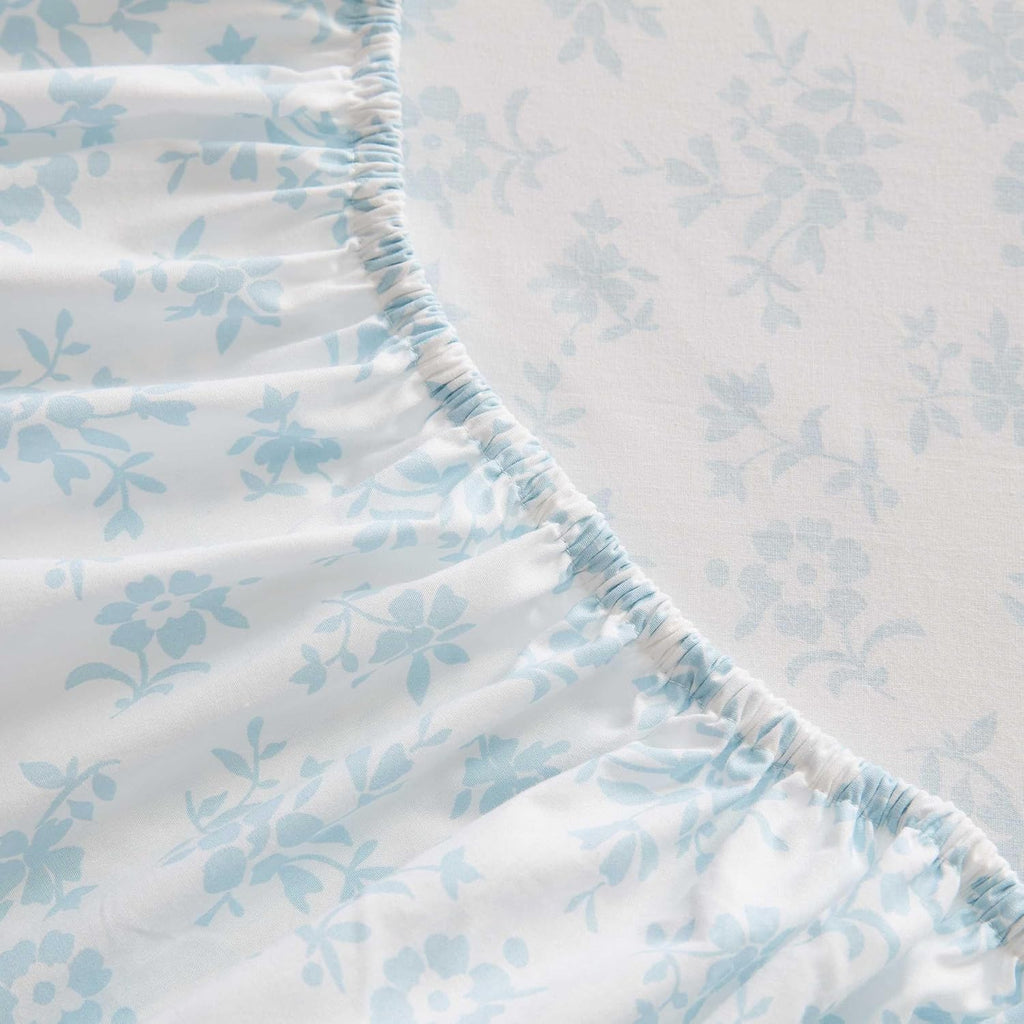 MarthaStewart Martha Stewart - Queen Size Sheets Set, Crisp & Tailored Cooling Sheets w/a Naturally Smooth Cotton Percale Lightweight Feel…