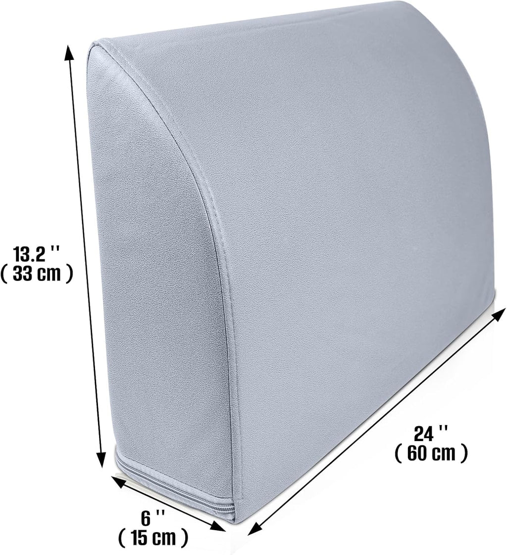 2PCS Sofa Couch Back Cushions, Backrest Support Pillow for Elderly, Extra Large Thick Lumbar Support Pillow for Home (6x24x13.2 in…