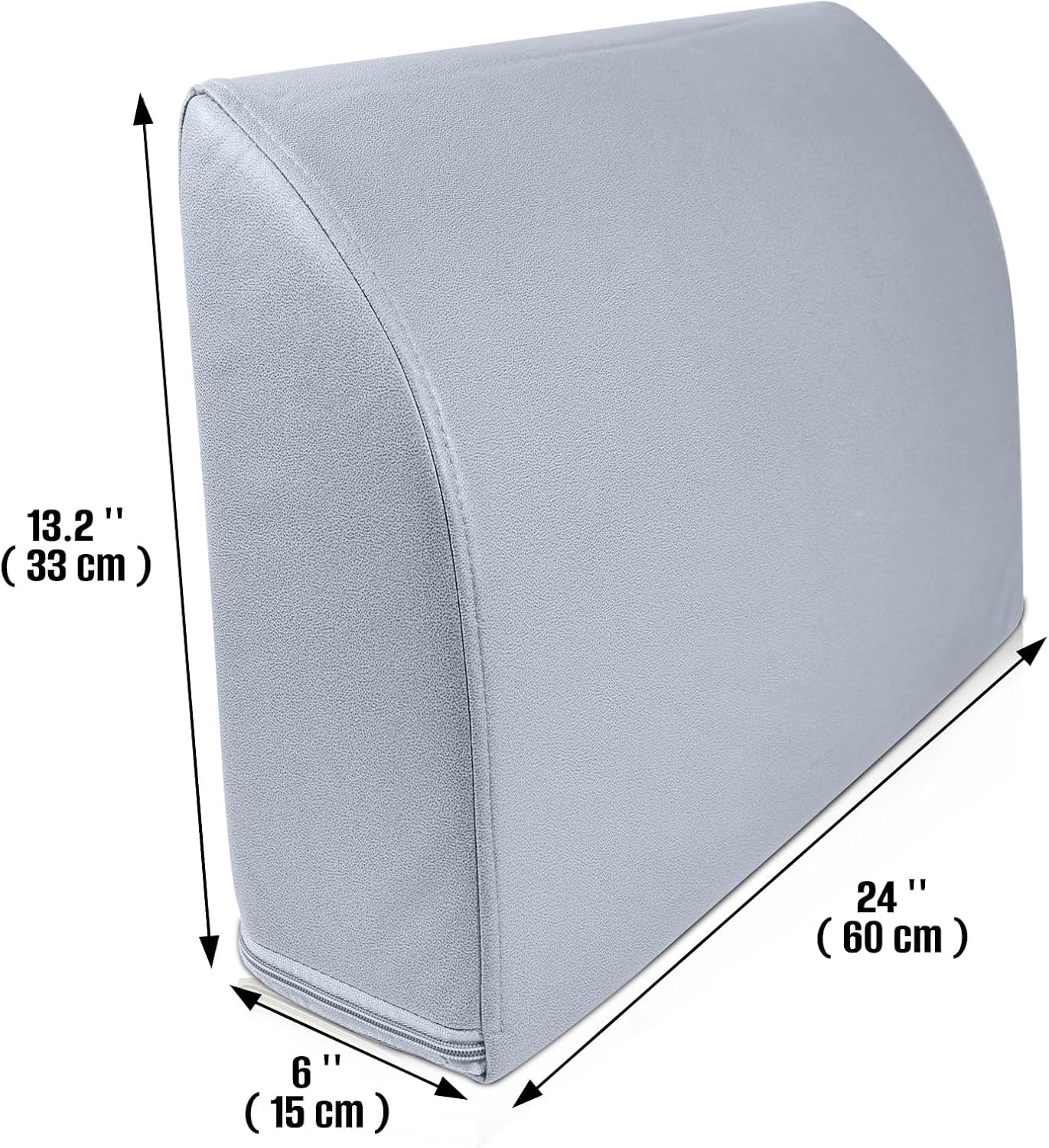 2PCS Sofa Couch Back Cushions, Backrest Support Pillow for Elderly, Extra Large Thick Lumbar Support Pillow for Home (6x24x13.2 in…