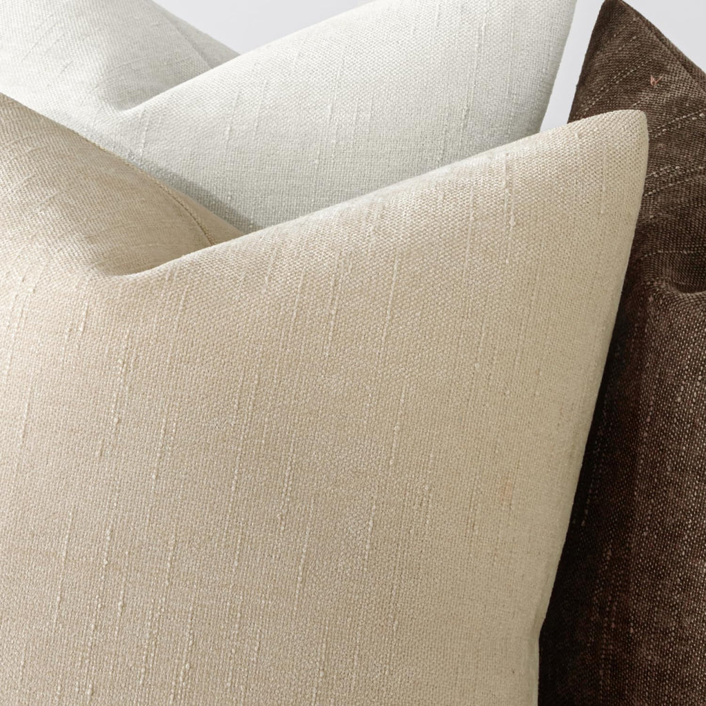 MIULEE Pack of 2 Decorative Throw Pillow Covers Soft Throw Pillows Solid Textured Cushion Covers Home Decor for Couch Sofa Bedroom Living…