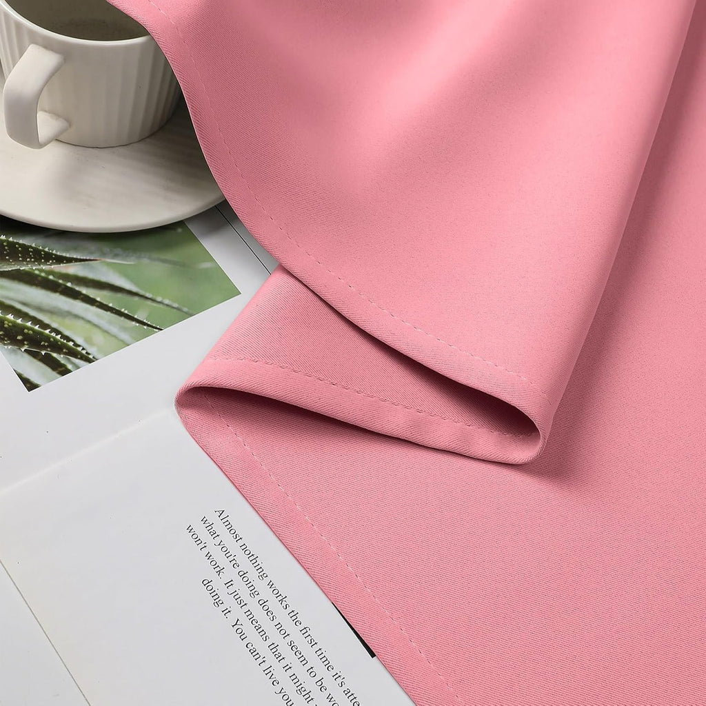 Cucraf Pink Blackout Curtains 84 inch Length 2 Panels Set, Room Darkening Drapes for Living Room Bedroom, Thermal Insulated Light Blocking…