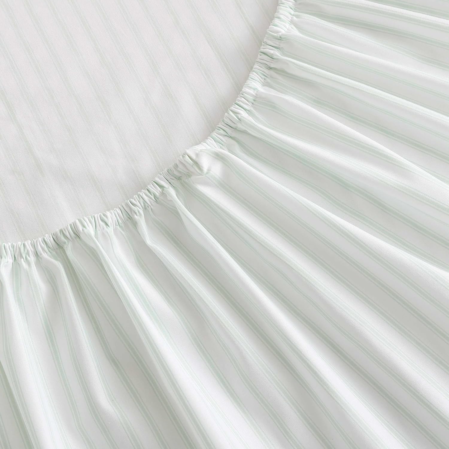 MarthaStewart Martha Stewart - Full Size Sheets Set, Crisp & Tailored Cooling Sheets with a Smooth Cotton Percale Lightweight Feel - Bed Sh…
