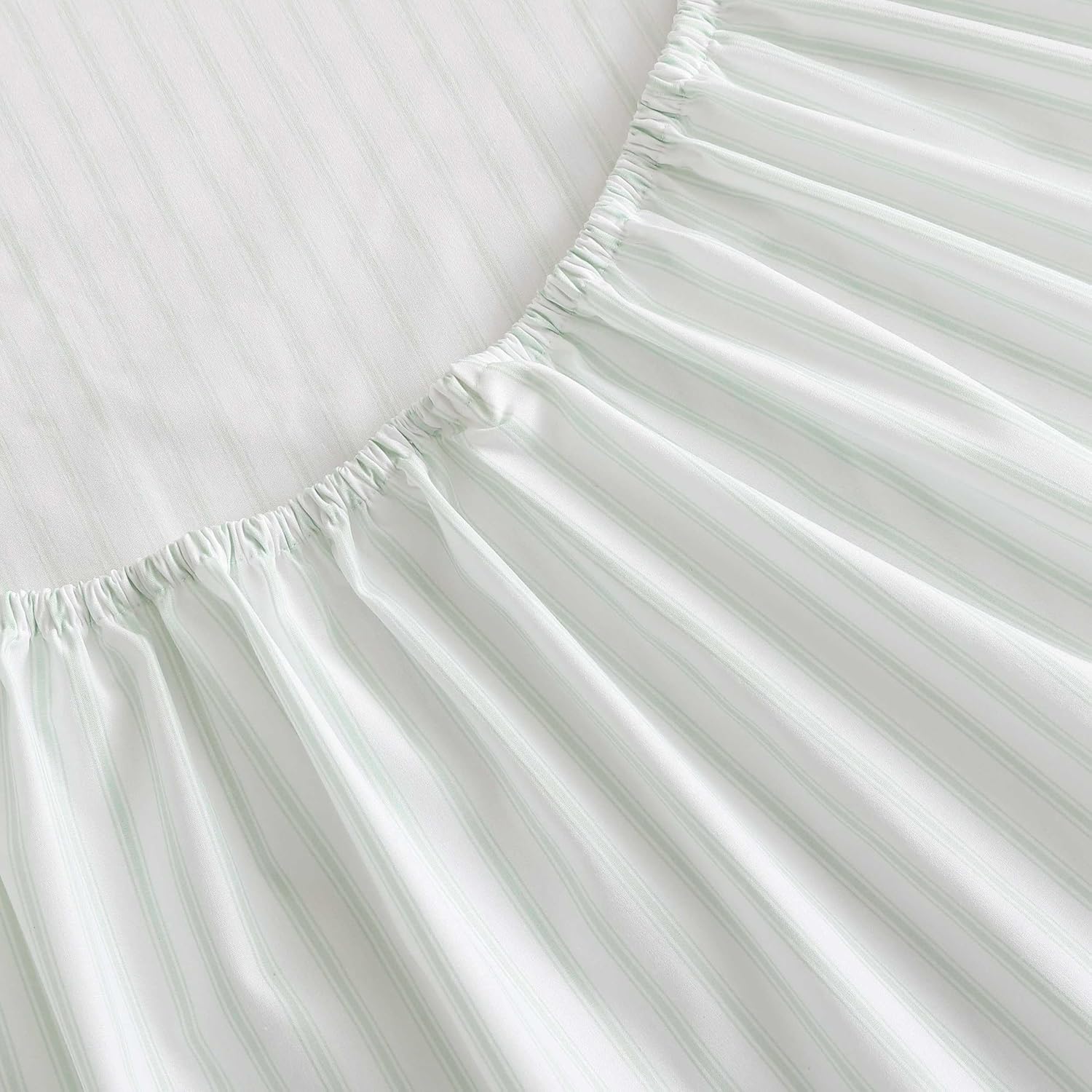 MarthaStewart Martha Stewart - Queen Size Sheets Set, Crisp & Tailored Cooling Sheets with a Smooth Cotton Percale Lightweight Feel - Bed S…