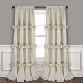 Homechoice Decor Thermal Insulated Blackout Window Curtains, 54" W x 84" L (Pair), Boho Ruched Window Treatments with 3 Rows of Butterfly…