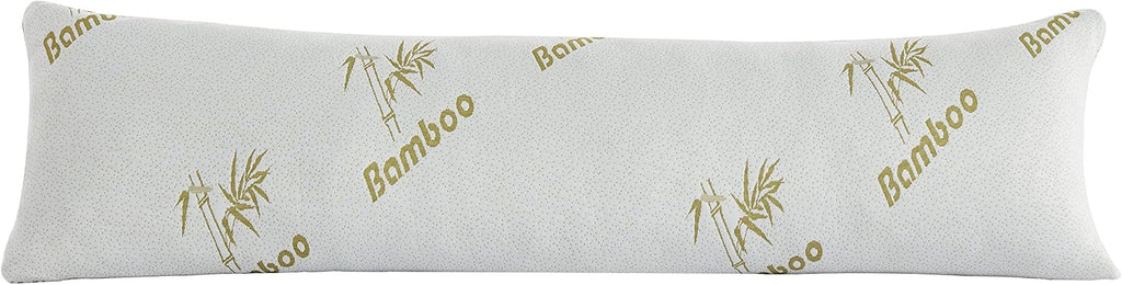Linen Plus Body Pillow with Shredded Memory Foam for Comfort and Support Breathable Cooling Hypoallergenic New