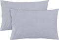 FEATHER & STITCH NEW YORK 100% Cotton 2 Piece King Pillow Cases, 300TC Ultra-Soft Pillowcases with Envelope Closure, Wrinkle- Fade- Stain…