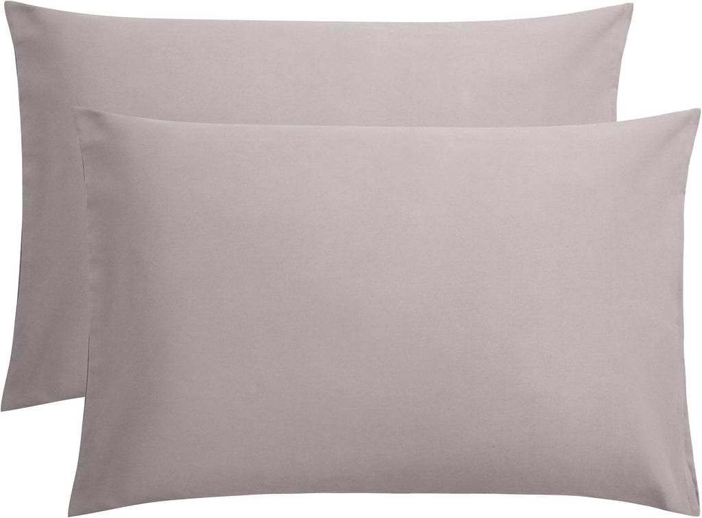 FLXXIE 2 Pack Microfiber Queen Pillow Cases, 1800 Super Soft Pillowcases with Envelope Closure, Wrinkle, Fade and Stain Resistant Pillow…