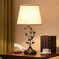 Kakanuo Table Lamp for Bedside, Lamp for Living Room with USB-A and USB-C Charging Ports, Traditional Tall Bedroom Lamp for End Table