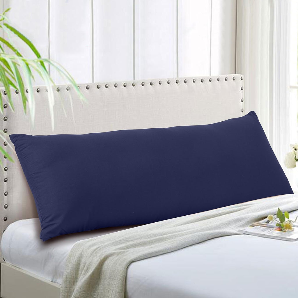 EVOLIVE Ultra Soft Body Pillow Cover 21"x54", Cozy Microfiber Pillowcase with Hidden Zipper, Breathable, Perfect for Pregnancy & Side…