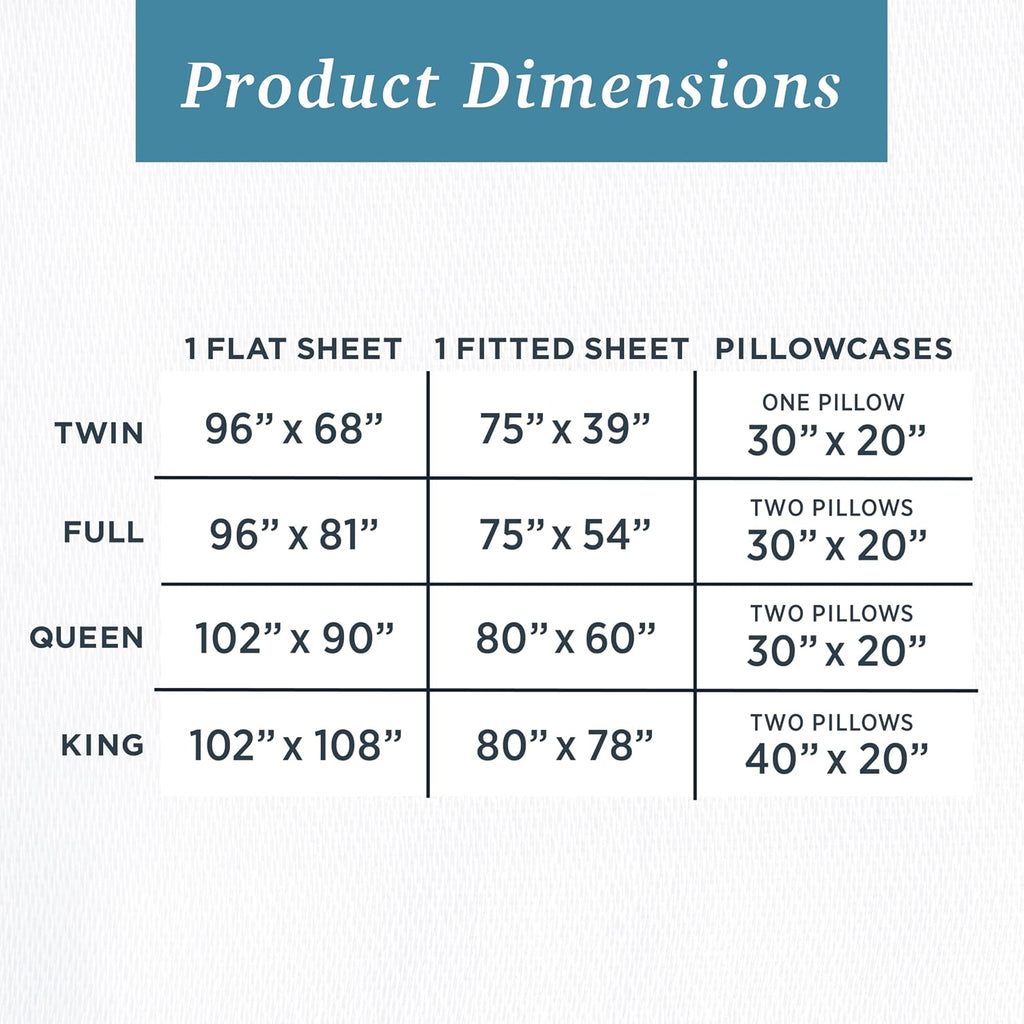 WelhomeByWelspun Welhome Twin Size Bed Sheet Set, 100% Cotton Percale Deep Pocket Super Soft Bedding Set, Cooling, Breathable & Extra Soft,…