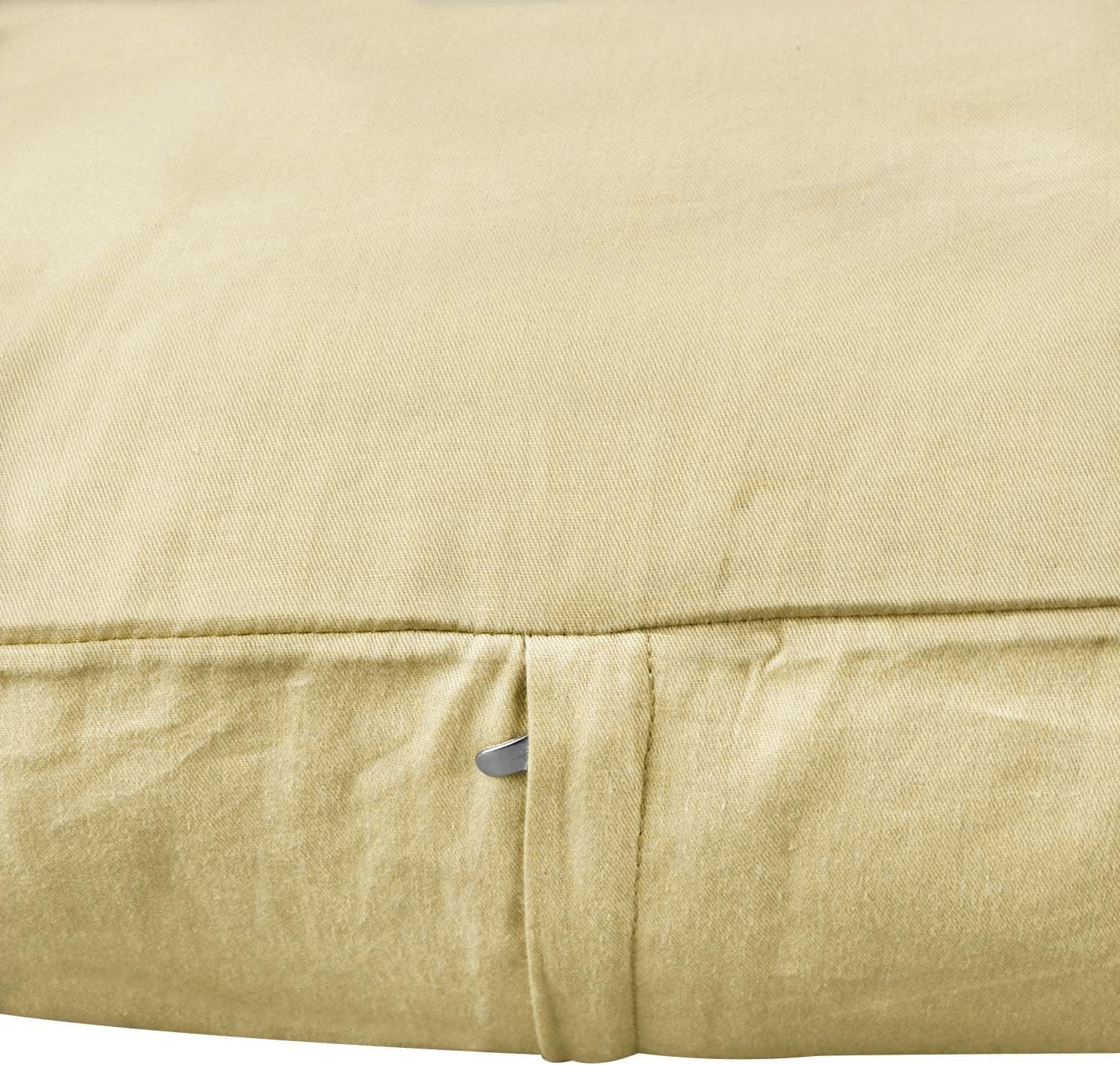 Thmyo 4-Pack 100% Cotton Lumbar Comfortable Solid Decorative Throw Pillow Case Rectangle Cushion Cover Pillowcase Sublimation Blank Pillow…