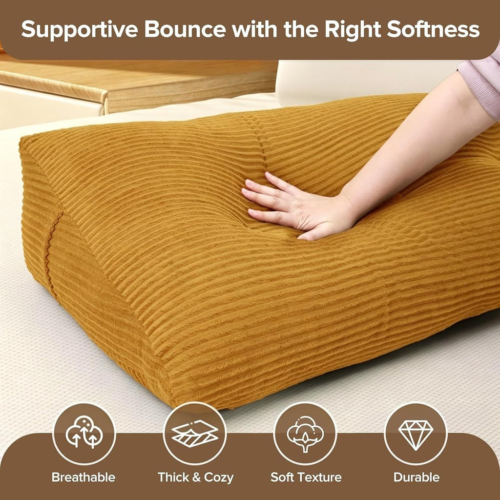 Royal Choice Headboard Pillow for Sitting Up in Bed, Twin Size Backrest Triangle Reading Pillow for Daybed, Supportive Bed Back Pillow for…