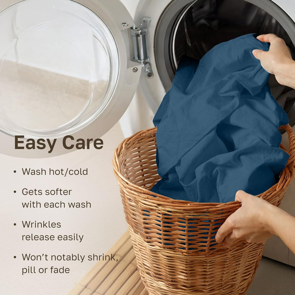 CaliforniaDesignDen California Design Den Soft Queen Size 100% Cotton Sheet Sets, 400 TC Good Housekeeping Award Winner, Silky Sateen Weave…