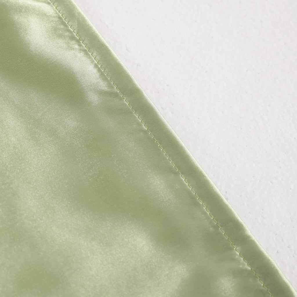Ntbay 2 Pack Satin Standard Pillowcases for Hair and Skin, Luxurious and Silky Pillow Cases with Envelope Closure, 20x26 Inches, Sage Green…