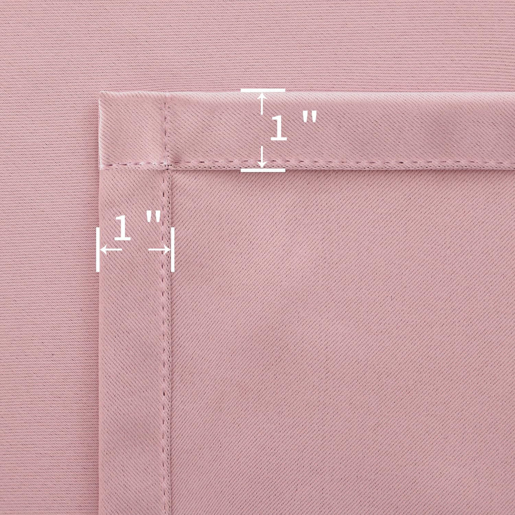 BGment Rod Pocket and Back Tab Curtains for Bedroom - Thermal Insulated Room Darkening Curtains for Living Room, 2 Window Curtain Panels (3…