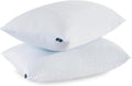 Serta Won't Go Flat Down Alternative Cooling Bed Pillows, Extra Life Foam Core with Medium Support, Perfect for Back, Stomach or Side Sleep…