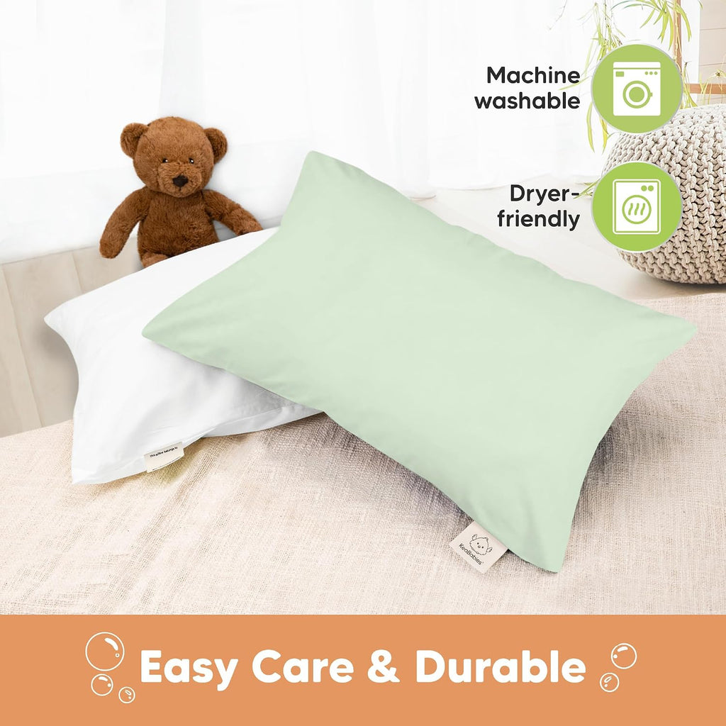 KeaBabies 13 x18 Toddler Pillowcase, Waterproof - Soft Waterproof Toddler Pillow Protector Cover for Kids, Boys, Girls, Durable Machine…