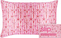 slip Queen Silk Pillowcase – Strawberry Cupcake Limited Edition with Piping – Anti-Frizz, Anti-Crease, Anti-BedHead – 100% Pure Mulberry…