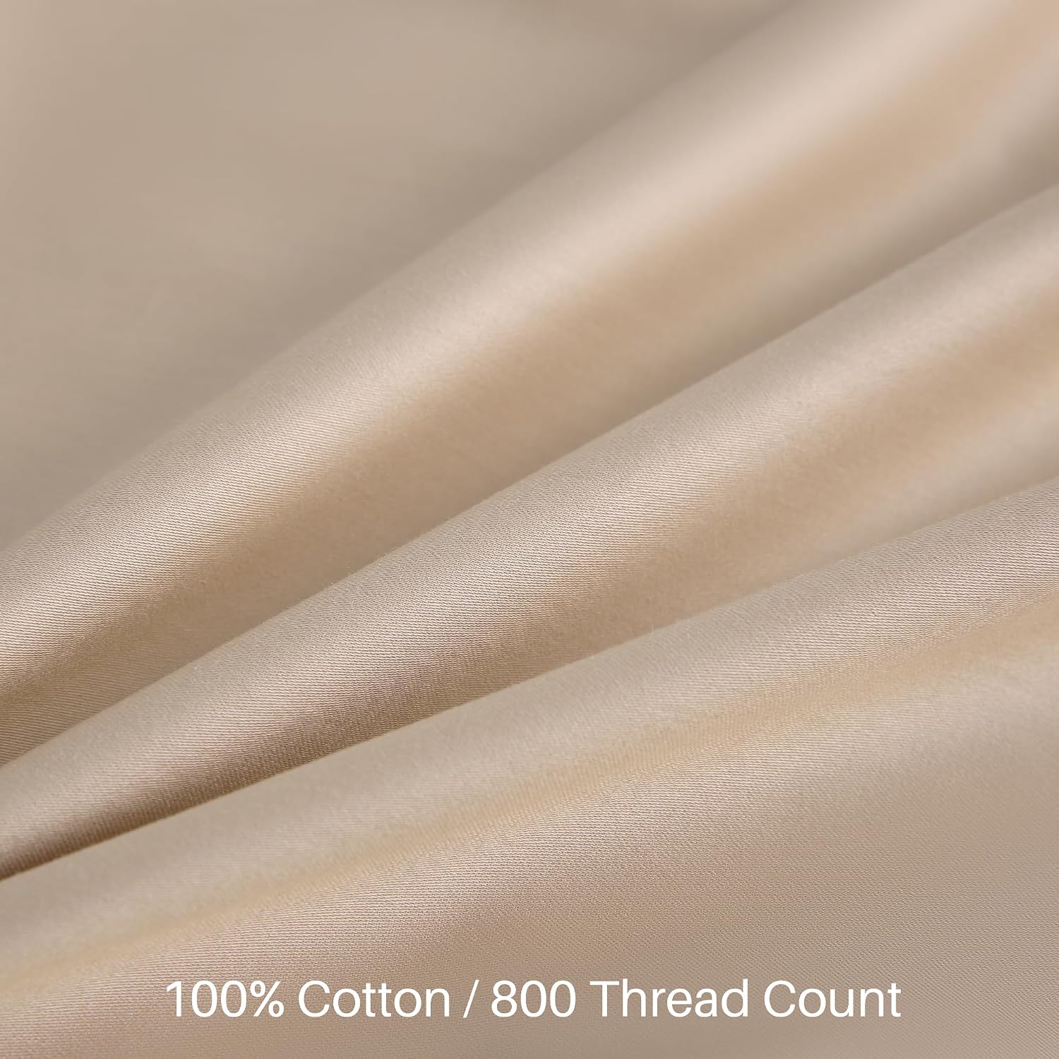 Oubonun 100% Cotton Body Pillowcase - 800 Thread Count/21x54, Moisture Absorbent and Breathable, Hotel Body Pillow Cover for All Seasons, B…