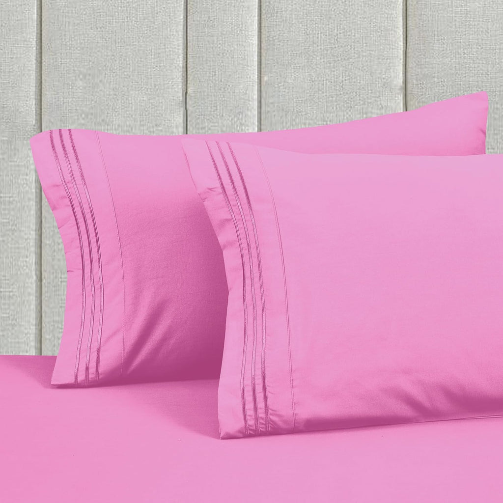 MocassiLuxuryBedding Mocassi Luxury 6-Piece Sheet Set, Ultra Soft 1800 Hotel Quality Microfiber Sheet Set, Fits Mattresses Up to 18 to 24 I…